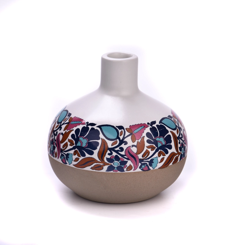 Rainbow ceramic diffuser bottles for home fragrance