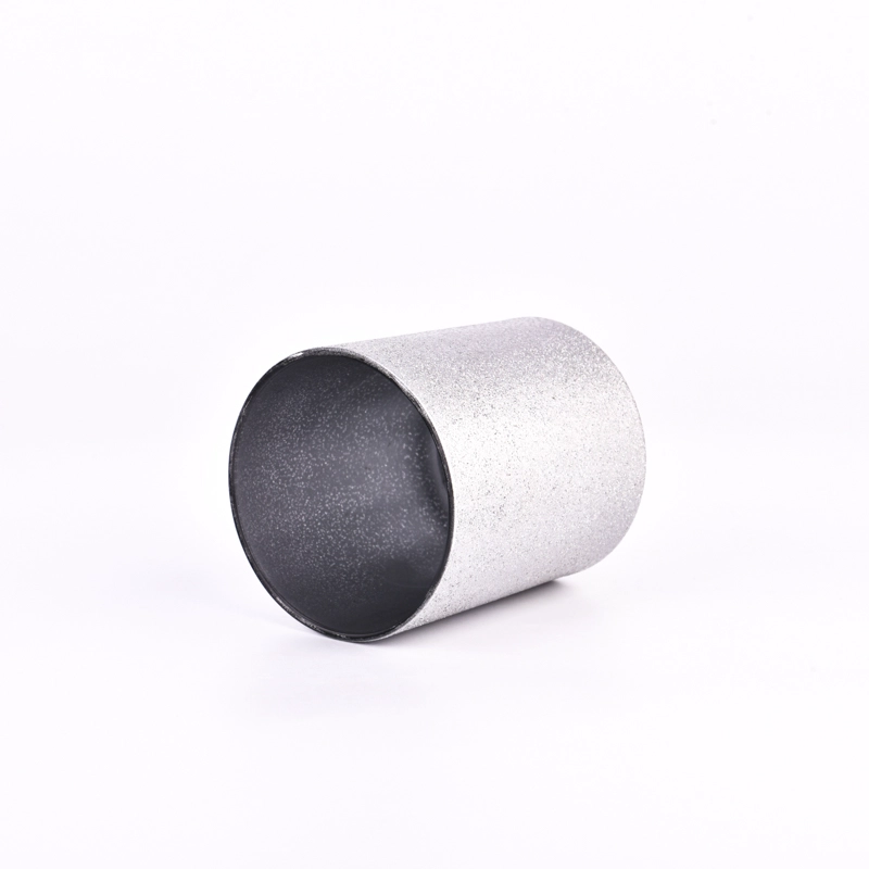 Wholesale luxury silver effect outside on the 2oz -20oz jar for wedding
