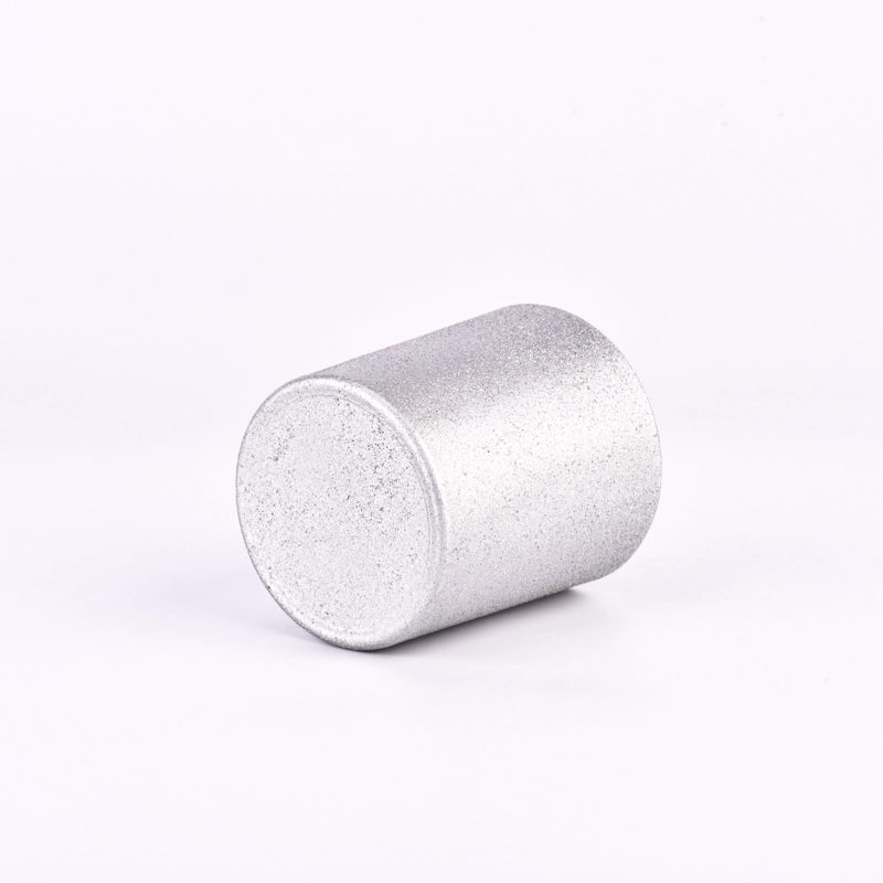 Wholesale luxury silver effect outside on the 2oz -20oz jar for wedding