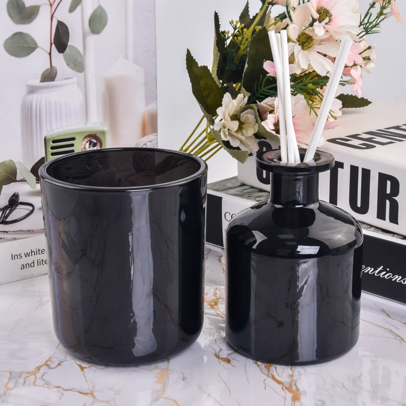 Black Glass Bottle Wholesale Luxury Black Glass Diffuser Bottles Black Glass Bottle Wholesale Luxury Black Glass Diffuser Bottles