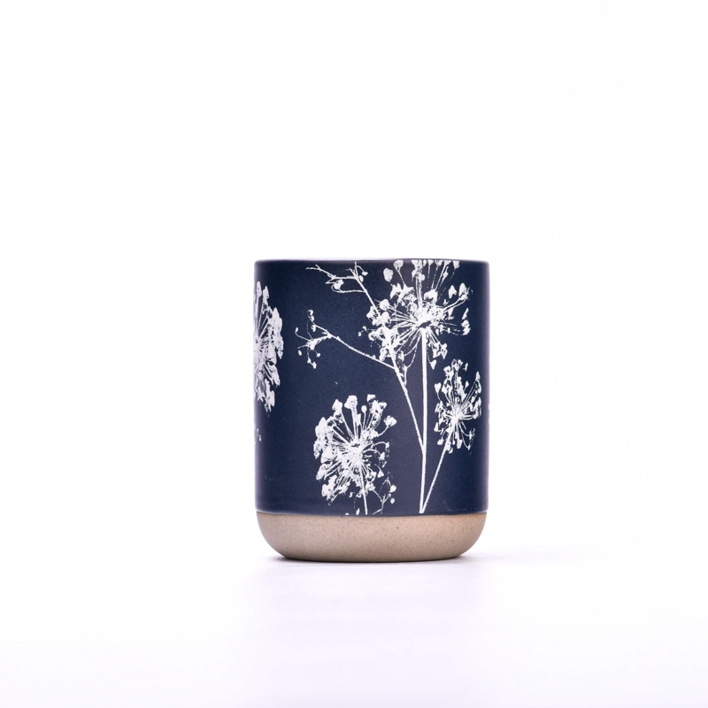 hot sales 4.5oz black ceramic candle jar hot sales 4.5oz black ceramic candle jar