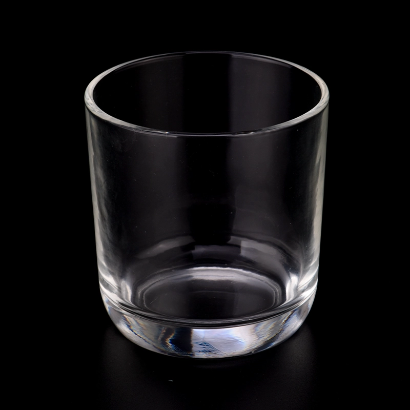 Popular 5oz 8oz 10oz round bottom glass candle holder for home deco