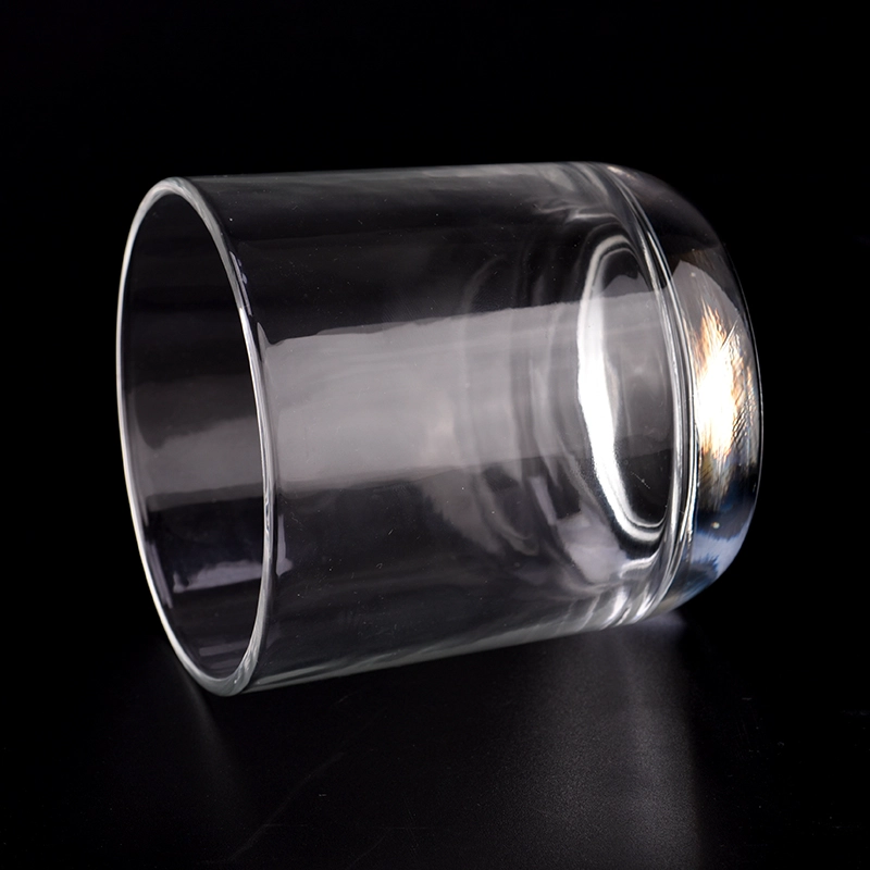 Popular 5oz 8oz 10oz round bottom glass candle holder for home deco
