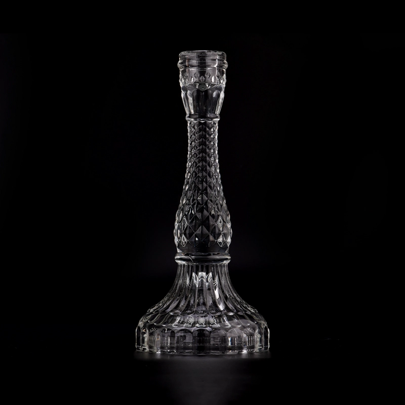 Wholesale Creative Glass Candle Holder Hotel Home Table Wedding Decoration Tall Glass Candlestick Wholesale Creative Glass Candle Holder Hotel Home Table Wedding Decoration Tall Glass Candlestick