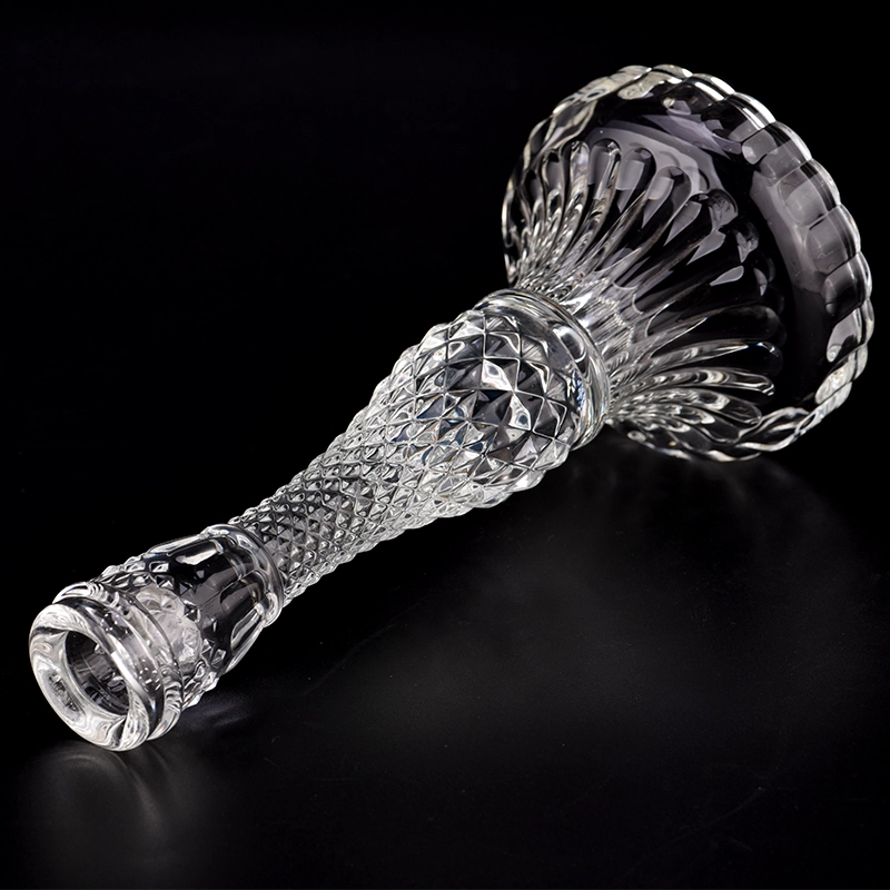 Wholesale Creative Glass Candle Holder Hotel Home Table Wedding Decoration Tall Glass Candlestick Wholesale Creative Glass Candle Holder Hotel Home Table Wedding Decoration Tall Glass Candlestick