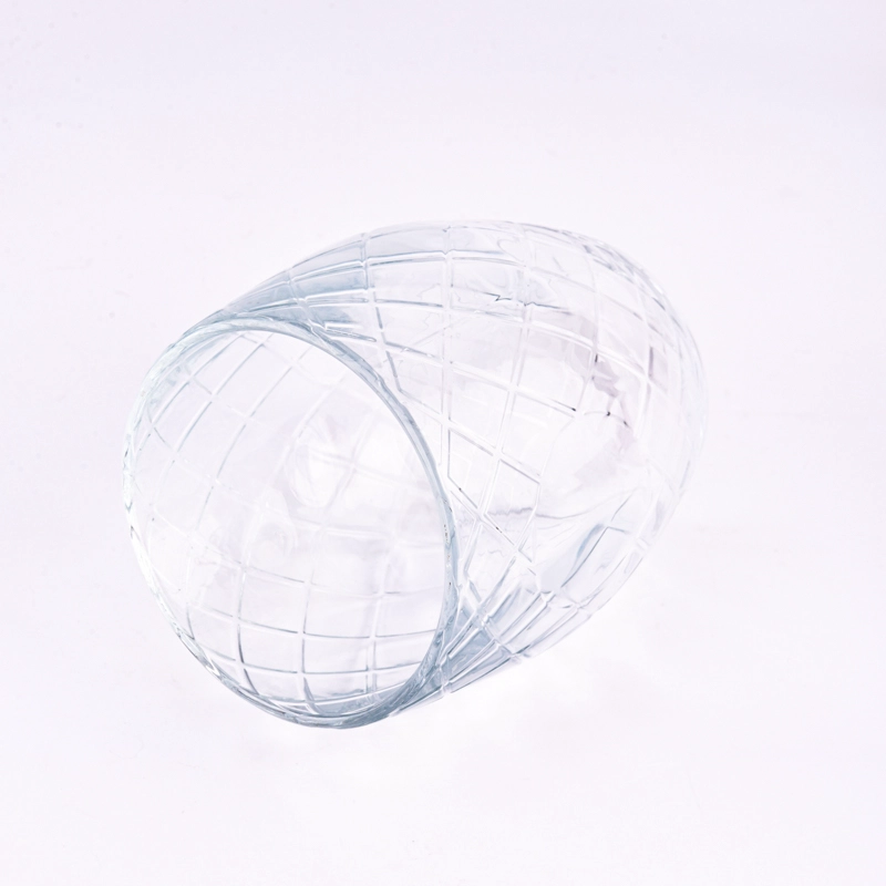 Wholesale egg-shaped large clear glass candle jar Wholesale egg-shaped large clear glass candle jar