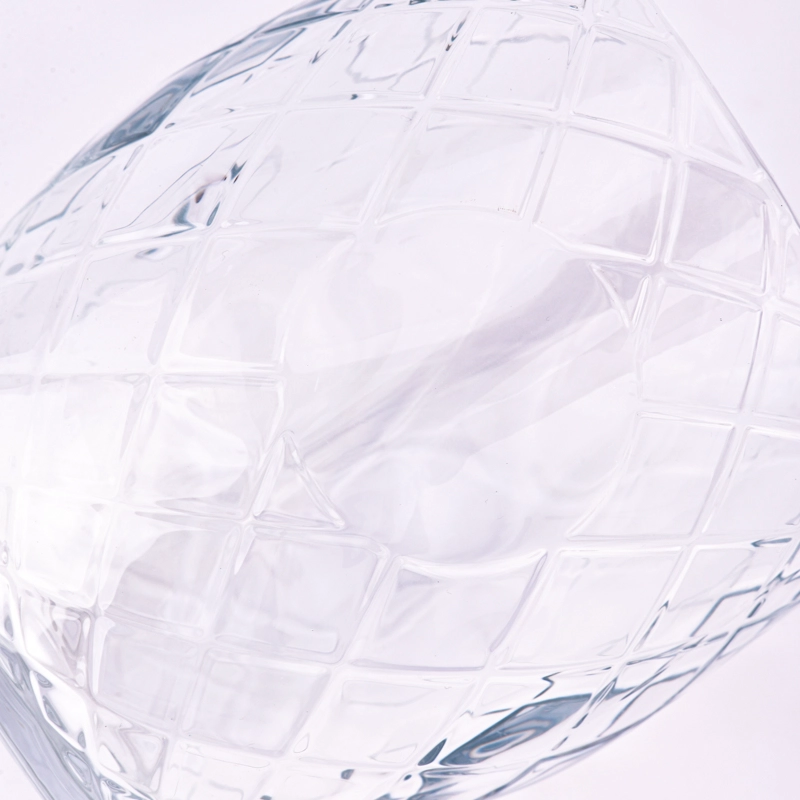 Wholesale egg-shaped large clear glass candle jar Wholesale egg-shaped large clear glass candle jar