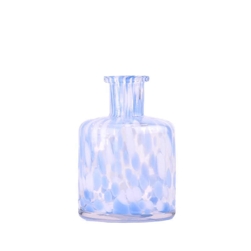 luxury hand blown glass diffuser bottle
