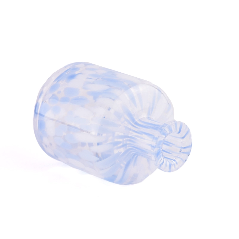 luxury hand blown glass diffuser bottle