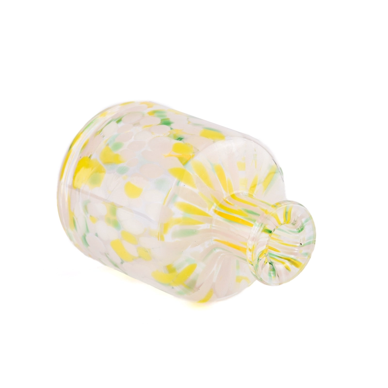luxury hand blown color glass diffuser bottle