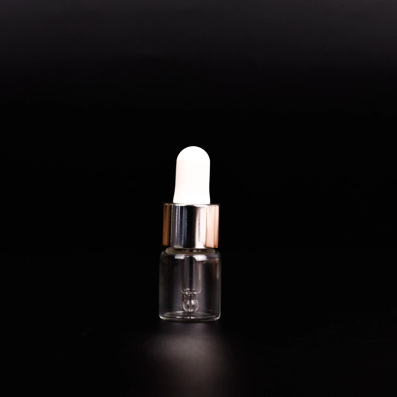 Popular 5ml customized deco perfume glass bottle & oil bottle with dropper & metal lids for wholesale Popular 5ml customized deco perfume glass bottle & oil bottle with dropper & metal lids for wholesale