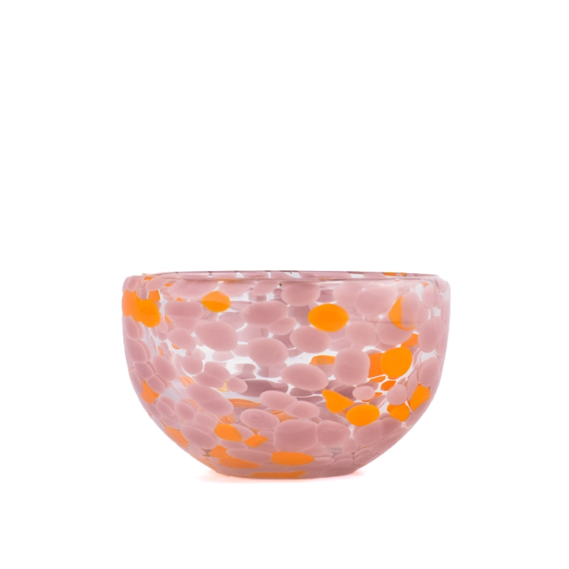 hand make luxury color glass candle bowl hand make luxury color glass candle bowl