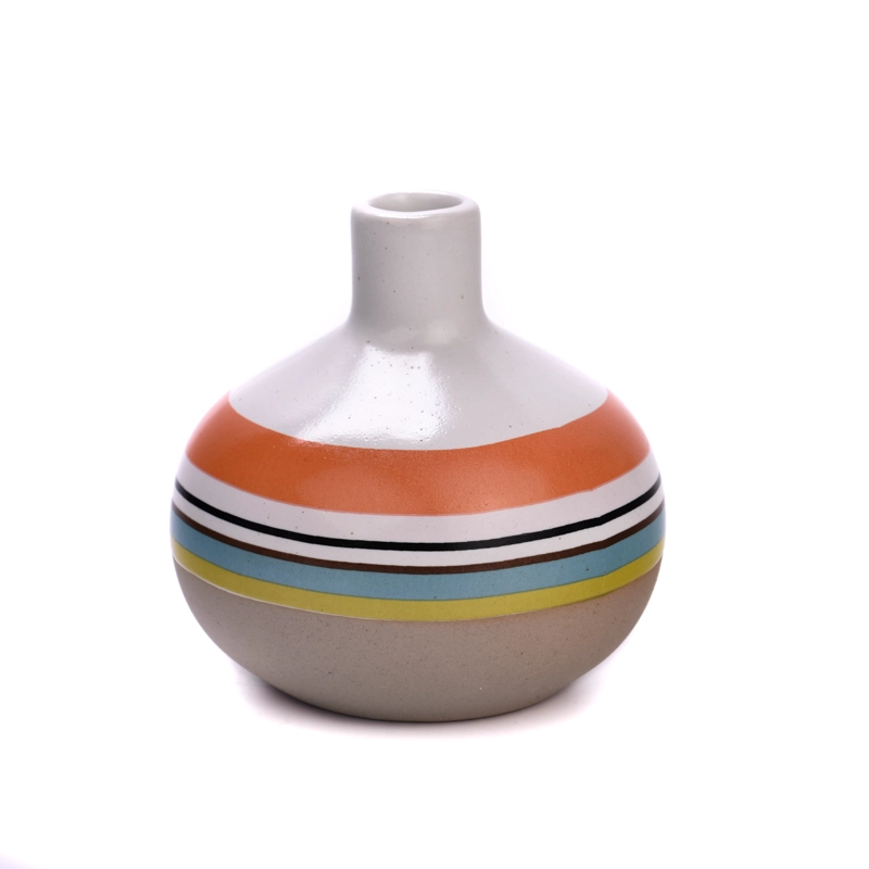 360ml striped color ceramic aromatherapy bottles wholesale 360ml striped color ceramic aromatherapy bottles wholesale