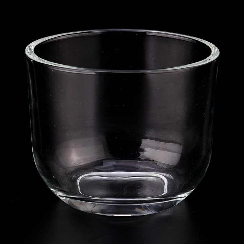 Large capacity glass clear candle jars empty glass vessels home decor Large capacity glass clear candle jars empty glass vessels home decor