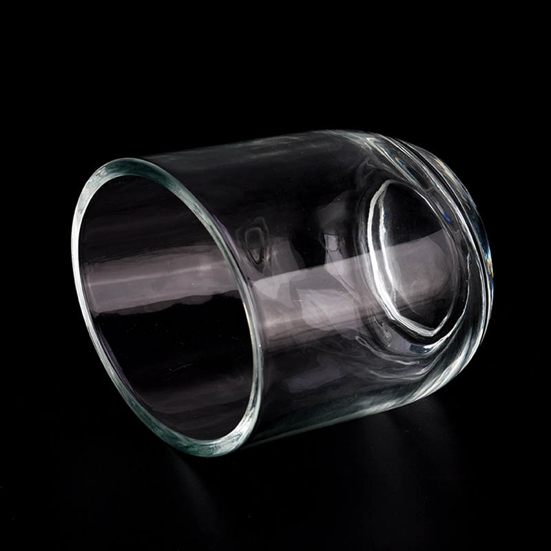 Large capacity glass clear candle jars empty glass vessels home decor Large capacity glass clear candle jars empty glass vessels home decor