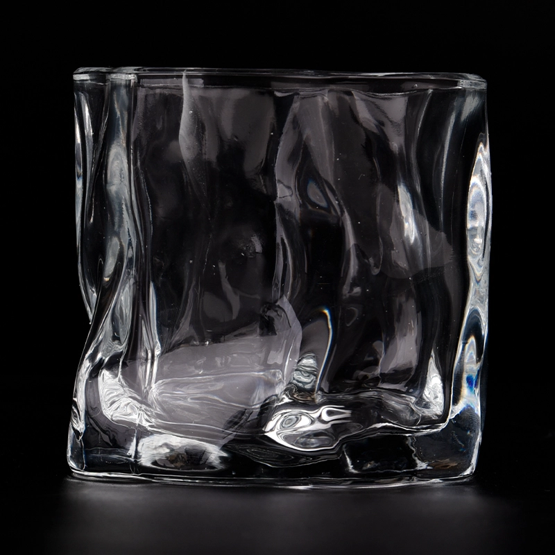 Newly luxury customized twisty 8oz glass jar for wholesale