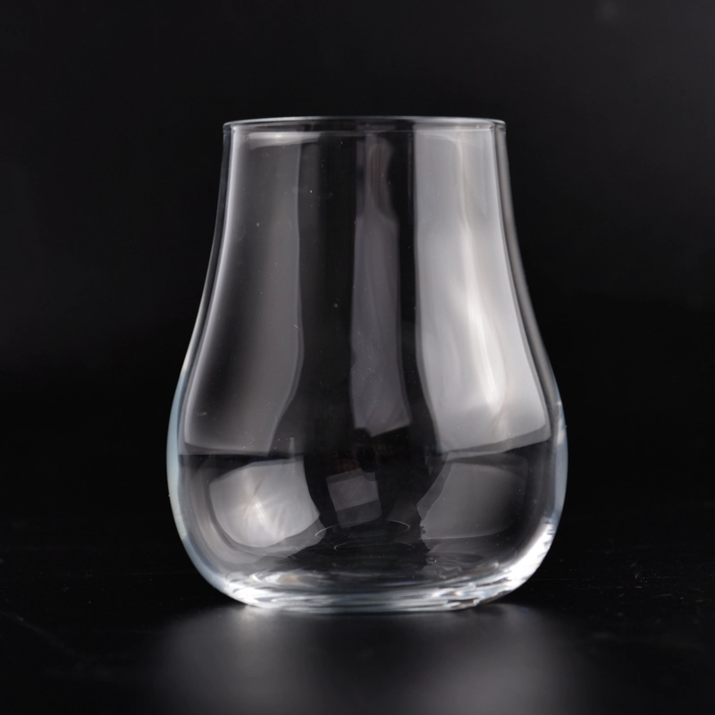machine blown 10oz egg shape glass cup Whiskey glass glass jar