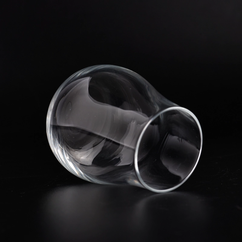machine blown 10oz egg shape glass cup Whiskey glass glass jar
