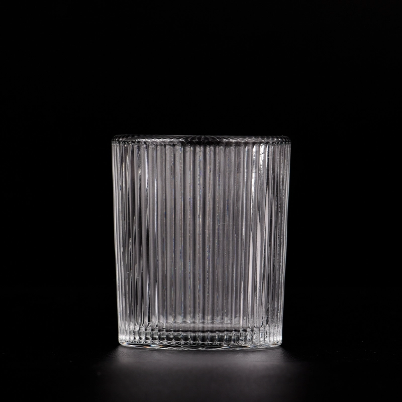 luxury 2oz stripes glass candle jar luxury 2oz stripes glass candle jar