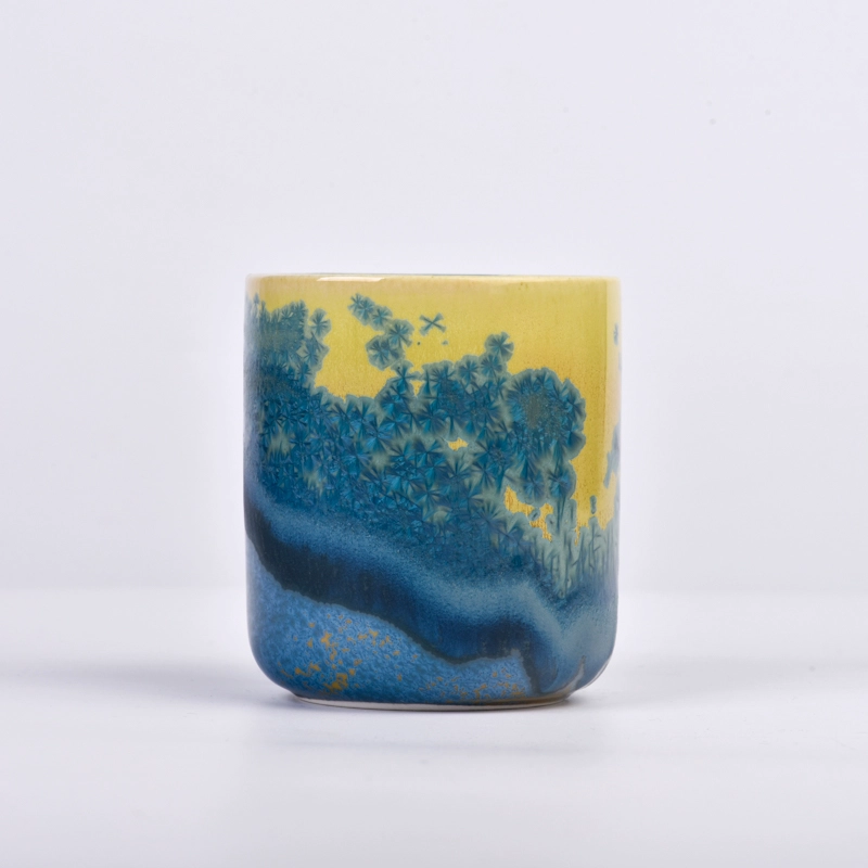 Luxury Fancy Design Ceramic Candle Jar For Candle Making christmas decoration