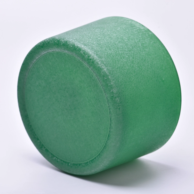 Custom Cylinder Glass Candle Jars For Candle Making matte Candle Container