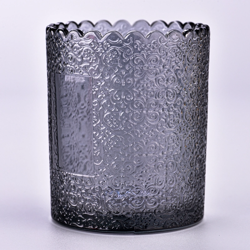 luxury color embossed glass candle votive luxury color embossed glass candle votive