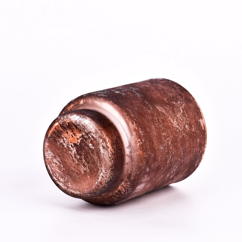 wholesale New style glass candle jars with step for home decor