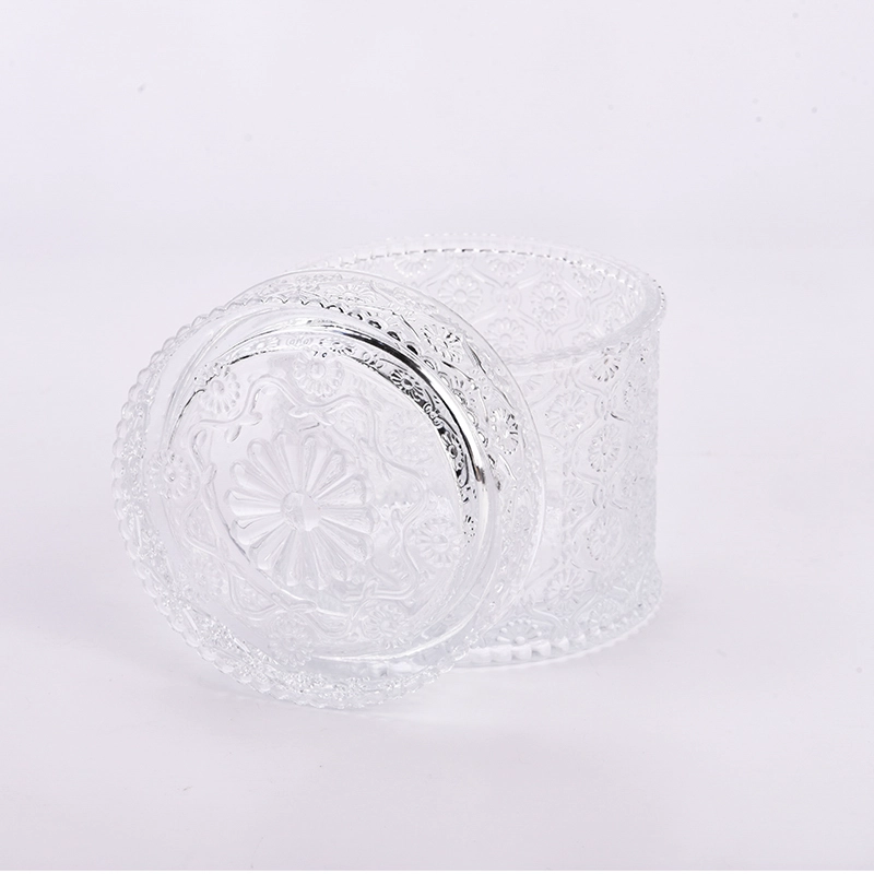 empty glass jar with glass lid for candle making unique candle holders