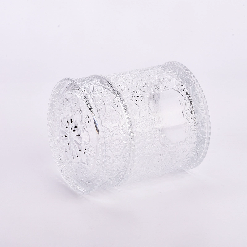 empty glass jar with glass lid for candle making unique candle holders