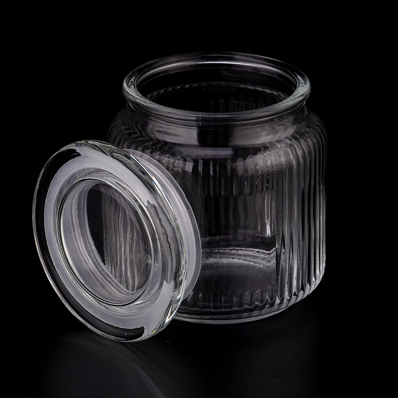 Newly design huge jar with customized logo space on luxury pattern glass candle holder for wholesale Newly design huge jar with customized logo space on luxury pattern glass candle holder for wholesale