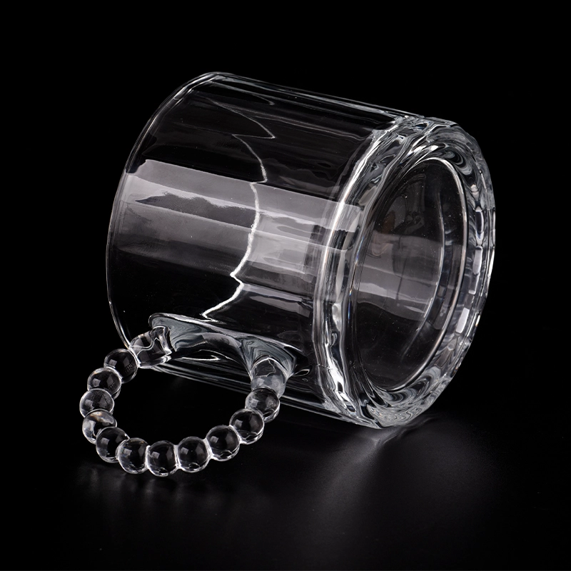Wholesale 11oz clear lelectroplating glass jars for wedding decoration Wholesale 11oz clear lelectroplating glass jars for wedding decoration