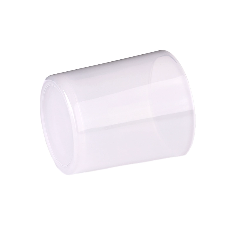 milky color 8oz glass candle jars with and candle holders for wholesale