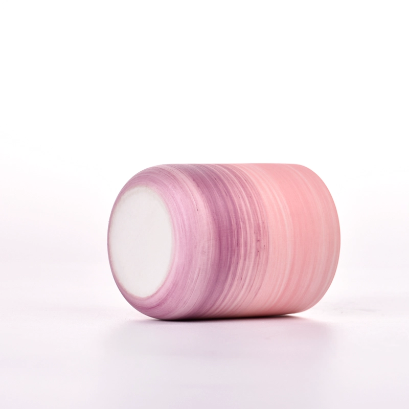 Wholesale empty ceramic candle vessels luxury bulk scented candle jar