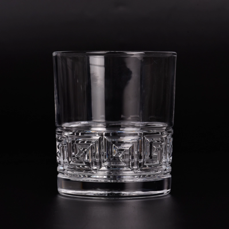 luxury embossed 10oz glass candle jar luxury embossed 10oz glass candle jar