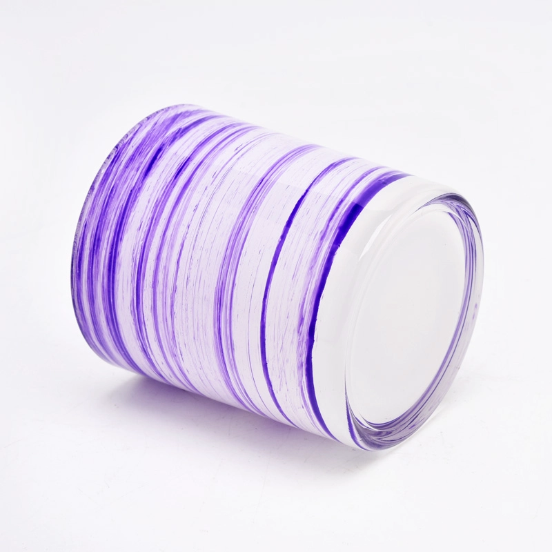 wholesale luxury unique empty 8oz 10oz scented candles glass vessels
