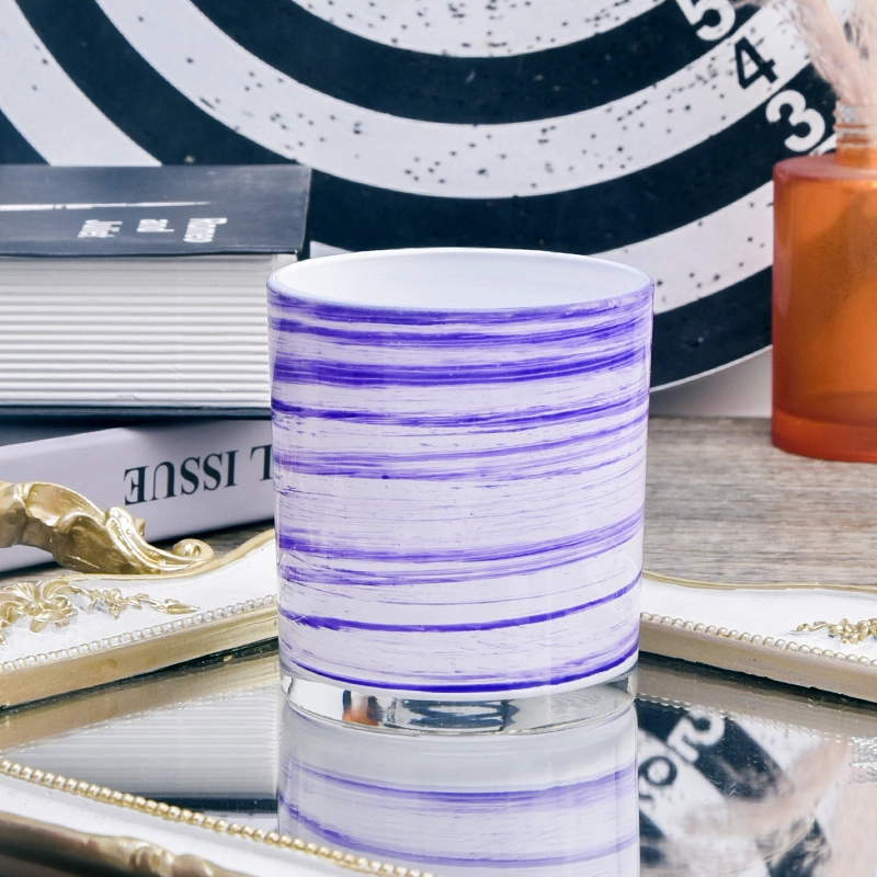 wholesale luxury unique empty 8oz 10oz scented candles glass vessels