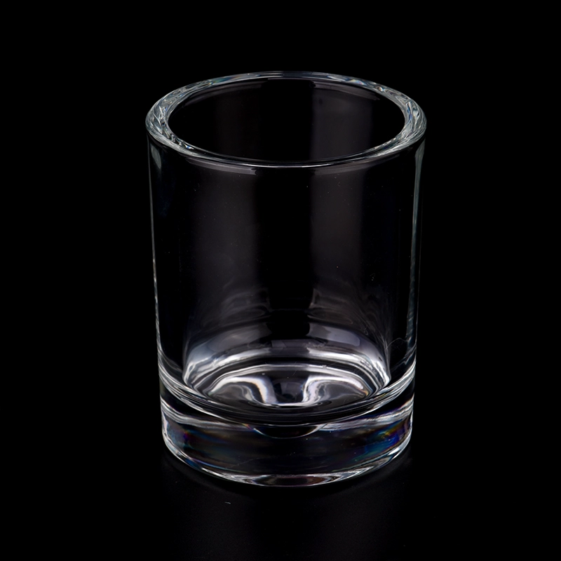 hot sales 7oz thick glass candle jar