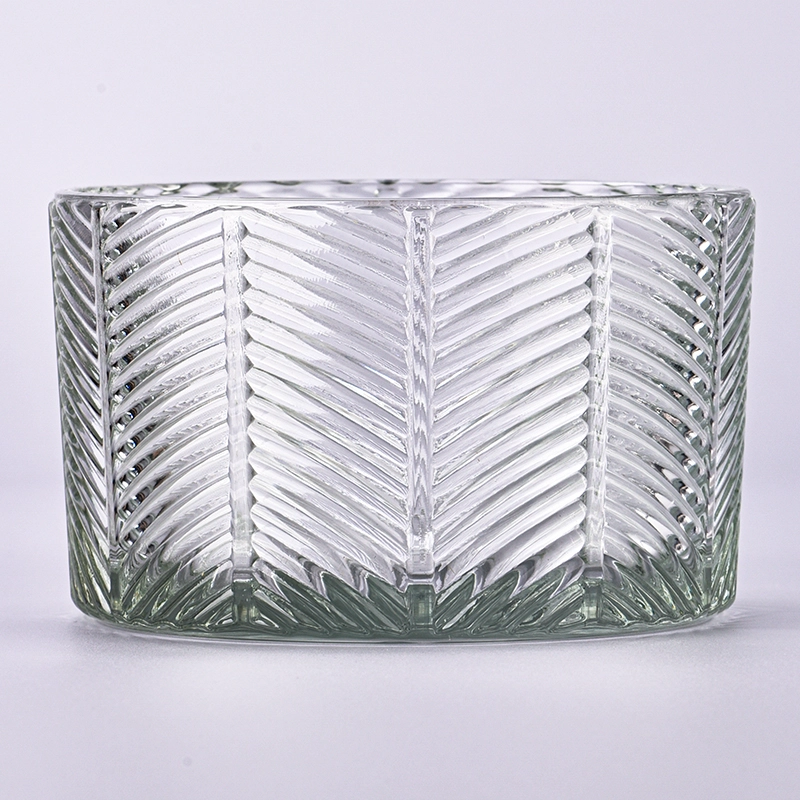 hot sales 3 wicks embossed glass candle jar hot sales 3 wicks embossed glass candle jar