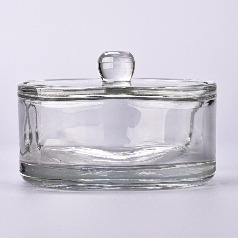 luxury heavy glass candle jar with lid luxury heavy glass candle jar with lid