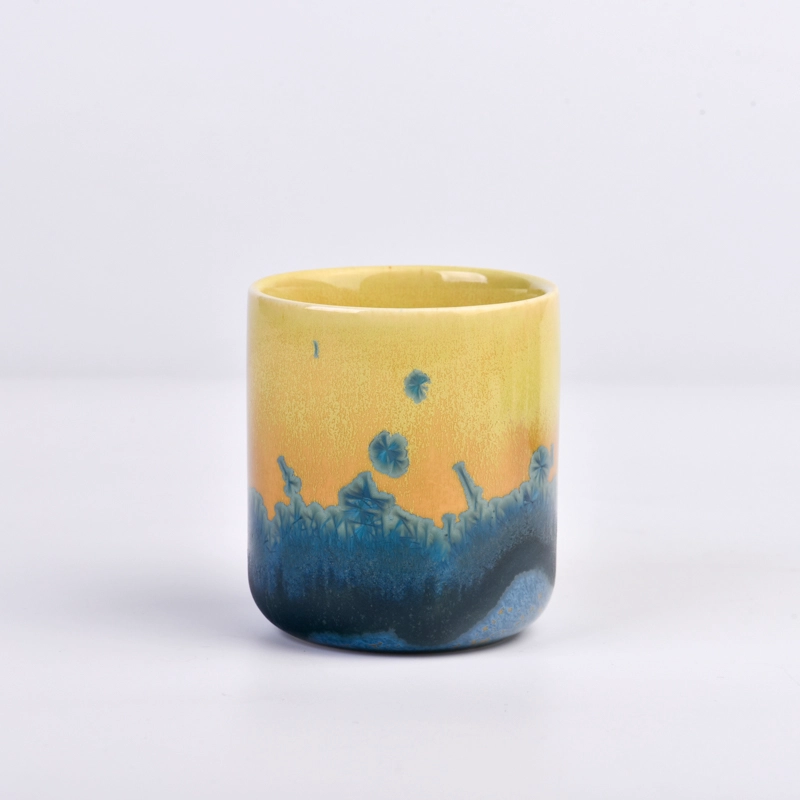 6oz colors glazing ceramic candle holder 6oz colors glazing ceramic candle holder