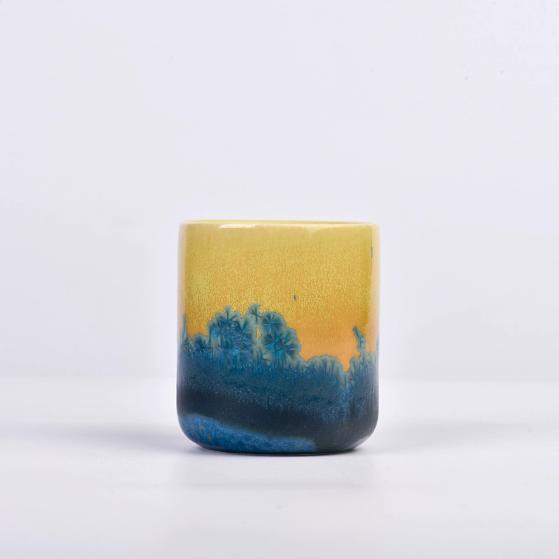 6oz colors glazing ceramic candle holder 6oz colors glazing ceramic candle holder