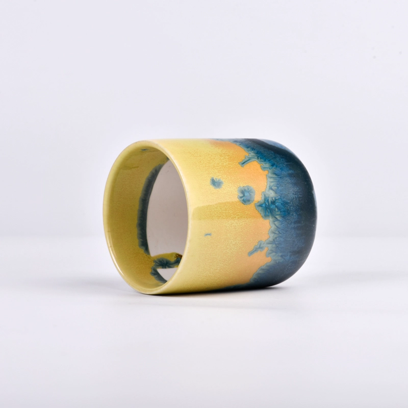 6oz colors glazing ceramic candle holder 6oz colors glazing ceramic candle holder