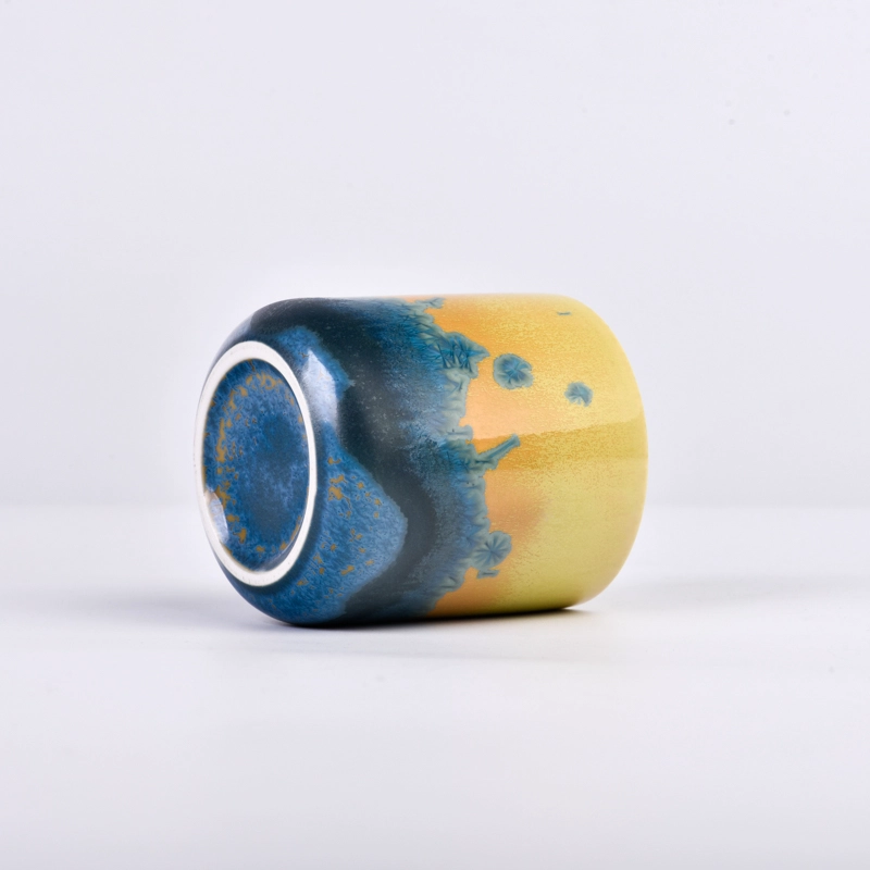 6oz colors glazing ceramic candle holder 6oz colors glazing ceramic candle holder