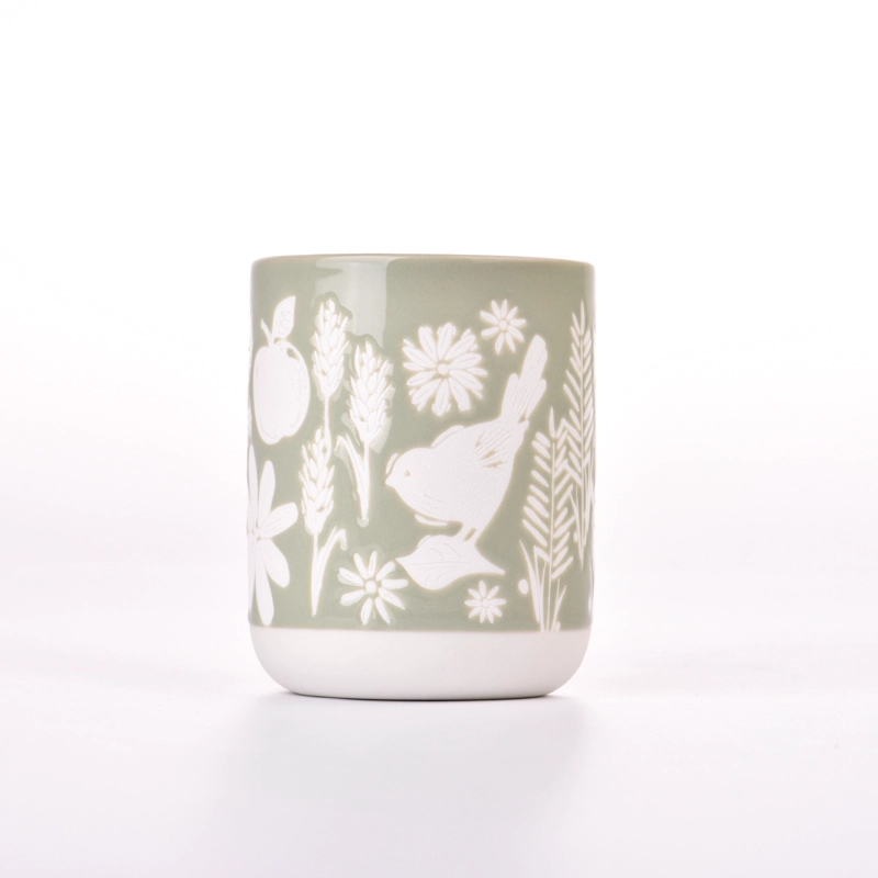 hot sales 5oz ceramic candle votive jar