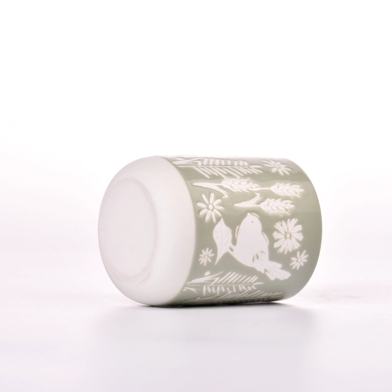 hot sales 5oz ceramic candle votive jar