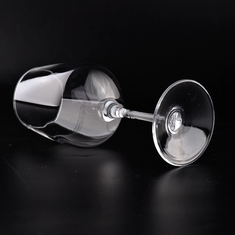 customized 300ml glass wine cup Goblet crystal wine glasses sets