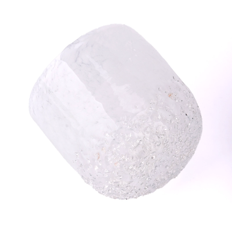 Wholesale glass candle jars with white bottom embellished with crystal manufacturers Wholesale glass candle jars with white bottom embellished with crystal manufacturers