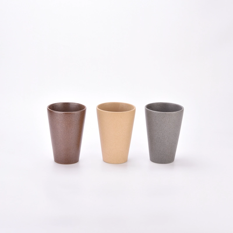 Large votive ceramic candle vase for soy wax ceramic candle jars candle holders