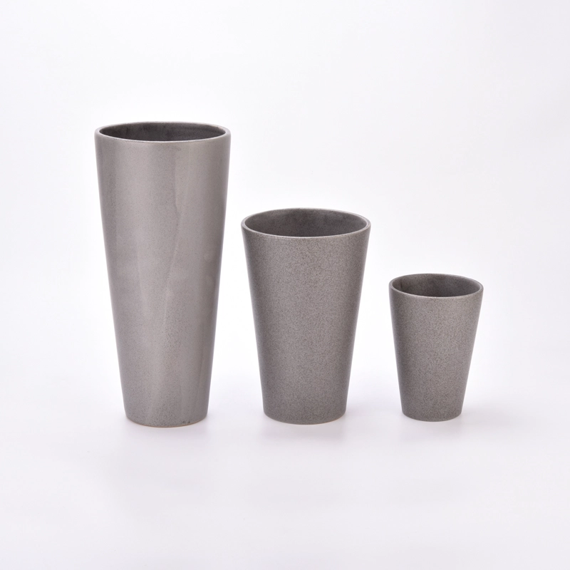 Large votive ceramic candle vase for soy wax ceramic candle jars candle holders