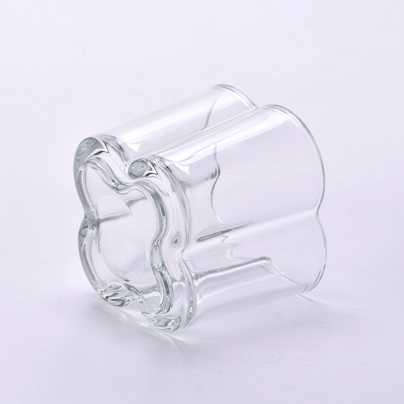 Unique Glass Candle Vessels 8oz Candle Glass Wholesale